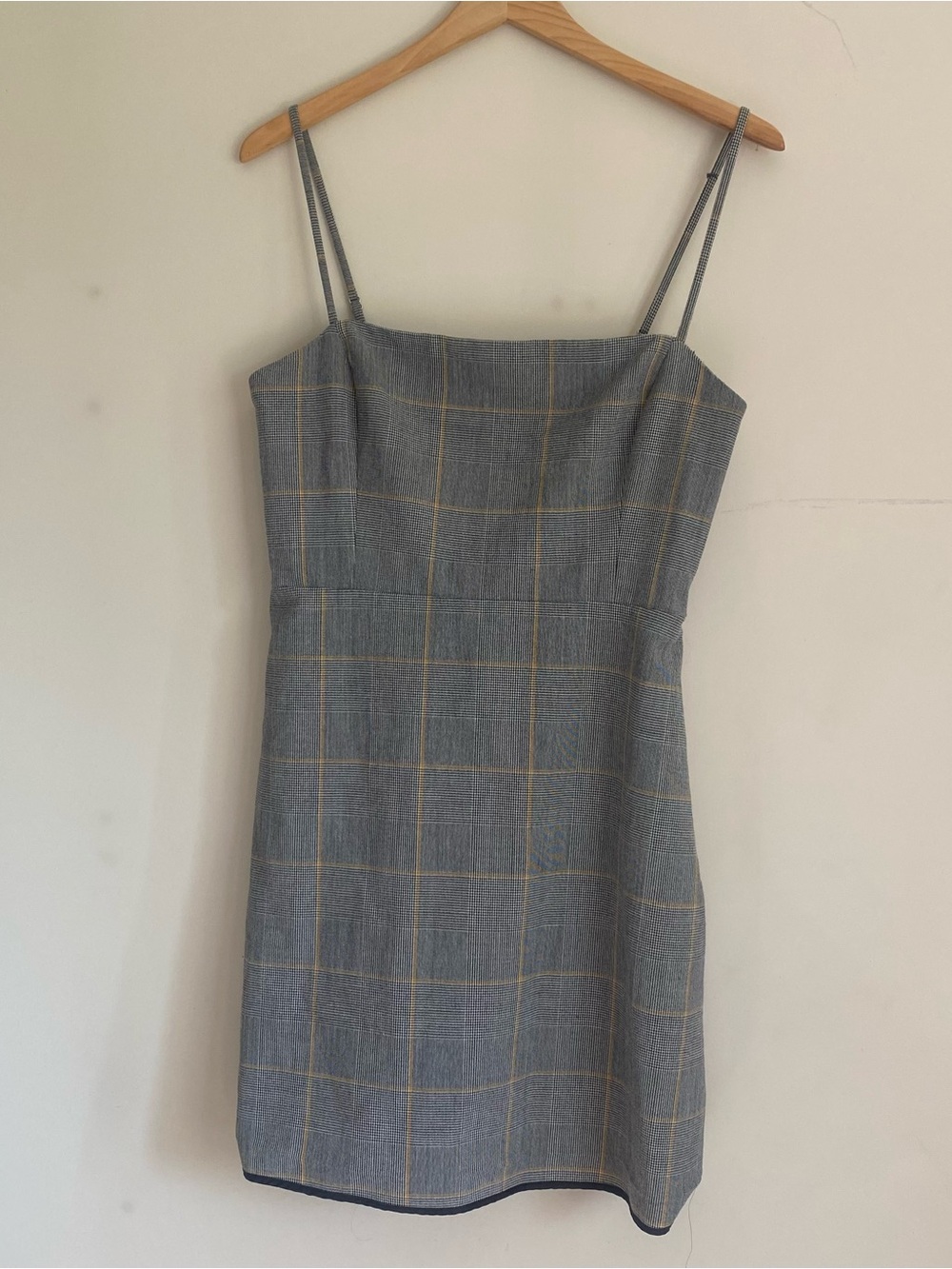 Aritzia Wilfred Mini Check Plaid Dress